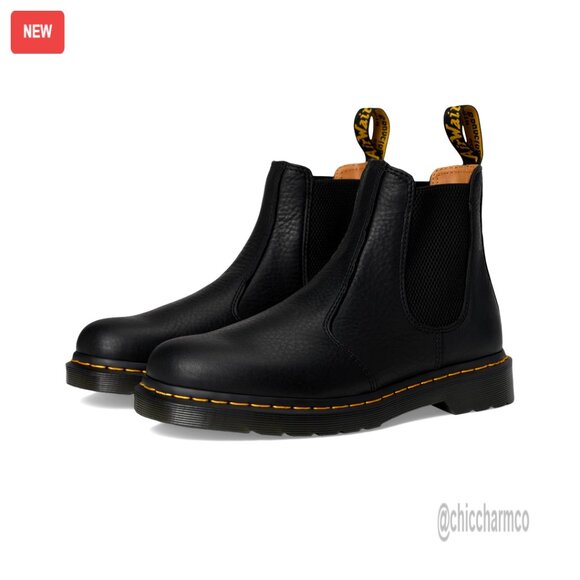 Leather Chelsea Boots Unisex Adult Size Goodyear Welted Smoke Outsole